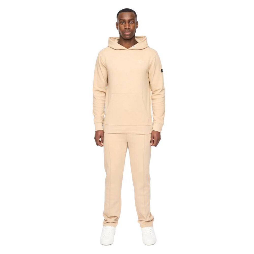 Duck and Cover Mens Hannings Hoodie & Bottom Set / Stone